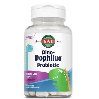 Solaray Dinodophilus (flora para niños) 60 masticables