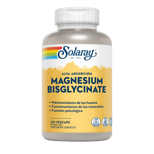 Magnesium Bisglycinate 120 cápsulas