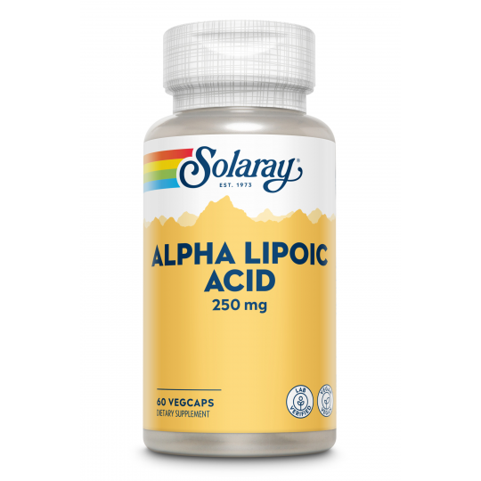 Solaray Alpha Lipoic Acid 250 mg 60 cápsulas