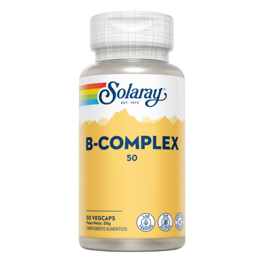 Solaray B-Complex 50, 50 cápsulas