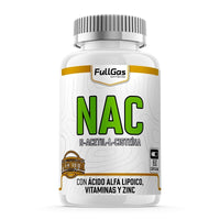 NAC, Vit. C, Ac. Alfa lipoico y zinc - 60 cáps