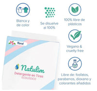 Eco-Tiras Detergente Natulim - Fragancia Floral