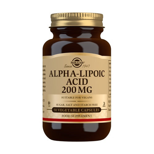 Ácido Alfa Lipoico 200 mg 50 vegicaps - Suplementos Médicos Europe