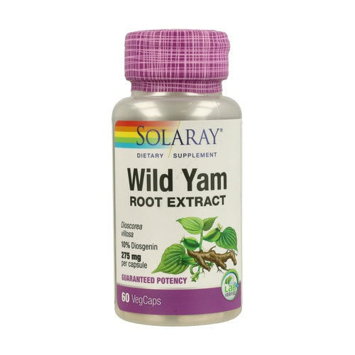Solaray Wild Yam 60 vegicaps