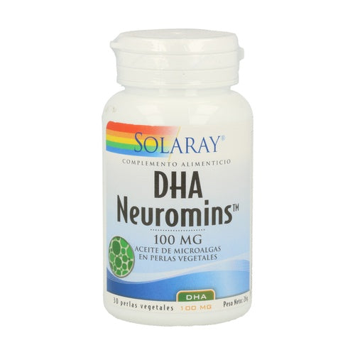 Solaray Dha Neuromins 100 mg 30 perlas vegetales