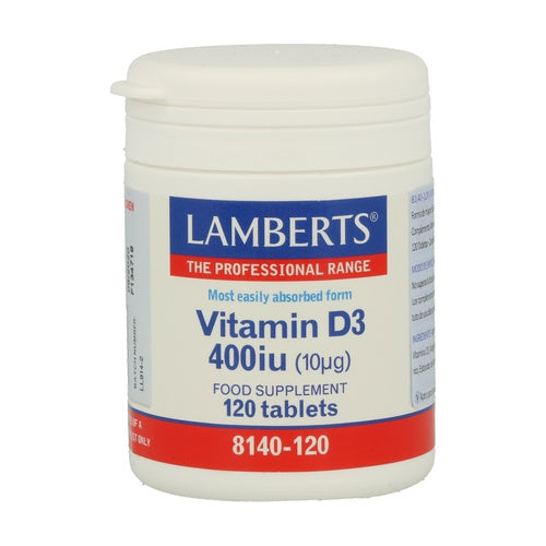Lamberts Vitamina D3 400 UI (10 μg) 120 comprimidos