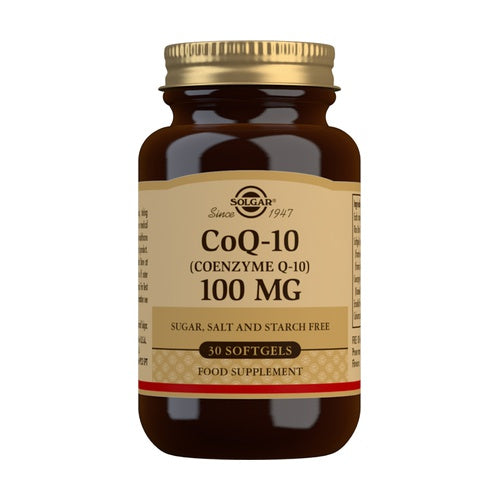 Coenzima CoQ10 100 mg 30 cápsulas blandas - Suplementos Médicos Europe