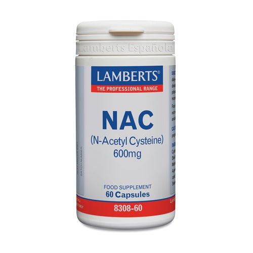 Lamberts NAC (N-Acetil Cisteina) 600mg 60 cápsulas