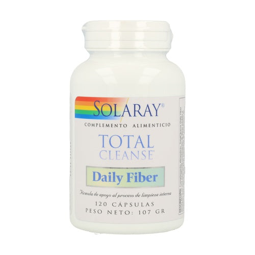 Solaray Total Cleanse Daily Fiber 120 cápsulas