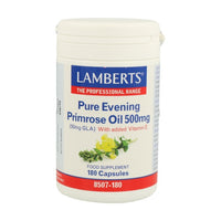 Lamberts Aceite de prímula puro 500 mg 180 cápsulas