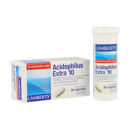 Lamberts Acidophilus extra 10 - 30 cápsulas