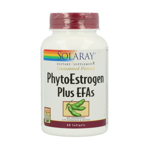 Solaray PhytoEstrogen Plus EFAs 60 cápsulas blandas