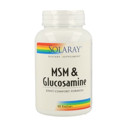 Solaray M.S.M Glucosamine 90 vegicaps