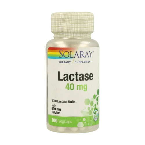 Solaray Lactase 40 mg 100 vegicaps