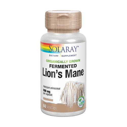 Solaray Fermented Lion's Mane 500 mg 60 vegicaps