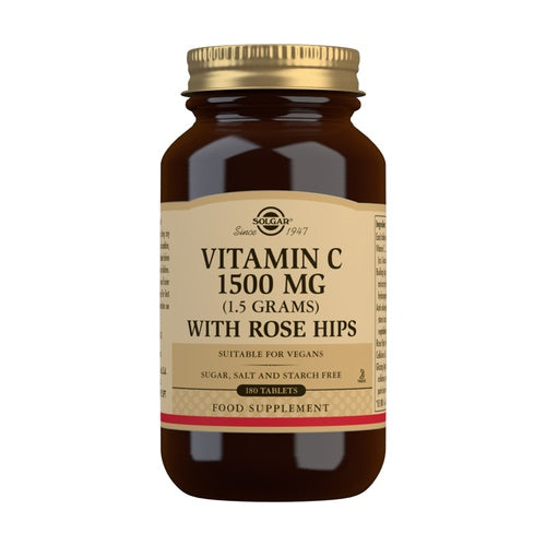 Rose Hips Vitamina C con escaramujos 1500 mg 90 comprimidos