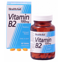 Vitamina B2 Riboflavina 100 mg. 60 comprimidos