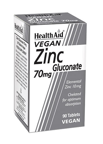 Gluconato de zinc 70 mg  90 cápsulas