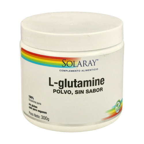 Solaray L-Glutamine Sabor Neutro Polvo 300 gramos