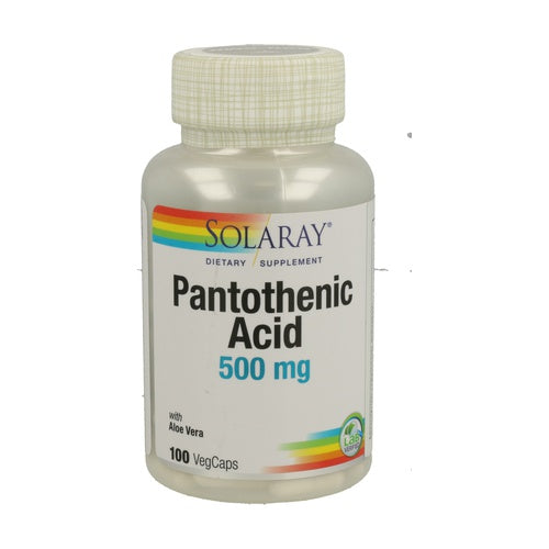 Solaray Pantothenic Acid 500 mg 100 vegicaps