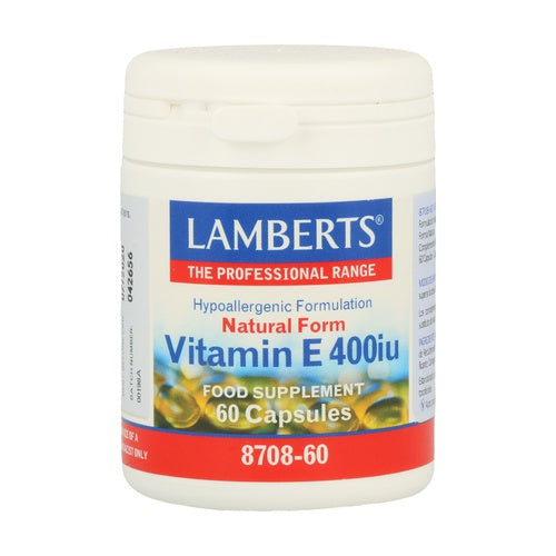 Lamberts Vitamina E 400 UI 60 cápsulas