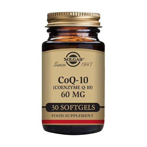 Coenzima CoQ10 60 mg 30 cápsulas blandas - Suplementos Médicos Europe