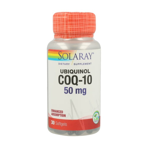 Solaray Ubiquinol CoQ-10, 30 cápsulas blandas