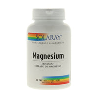 Solaray Magnesium quelado (Citrato de Magnesio) 90 vegicaps