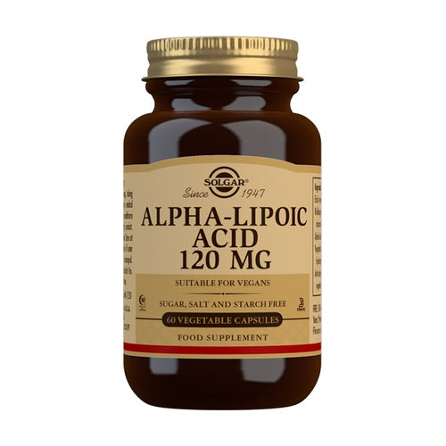 Ácido Alfa Lipoico 120 mg 60 vegicaps - Suplementos Médicos Europe