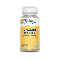 Solaray Vitamina D3 (4000 UI ) + K2 60 cápsulas
