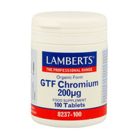 Lamberts Cromo GTF 200 μg 100 comprimidos