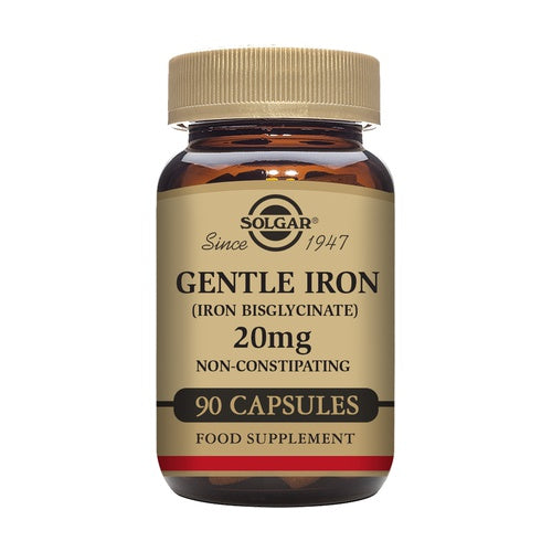 Hierro Gentle® hierro bisciglinato 90 cápsulas - Suplementos Médicos Europe