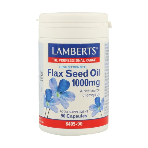 Lamberts Aceite de semillas de lino 1000 mg 90 cápsulas