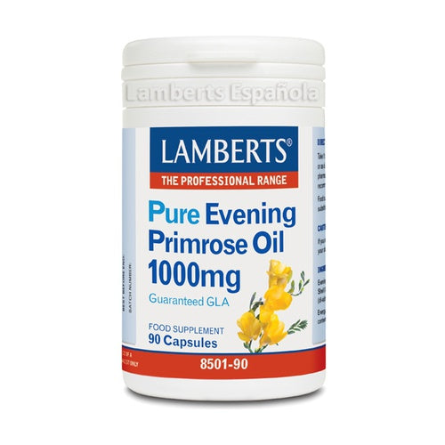Lamberts Aceite de prímula puro 1000 mg 90 cápsulas