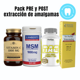 Pack PRE y POST extracción de amalgamas dentales